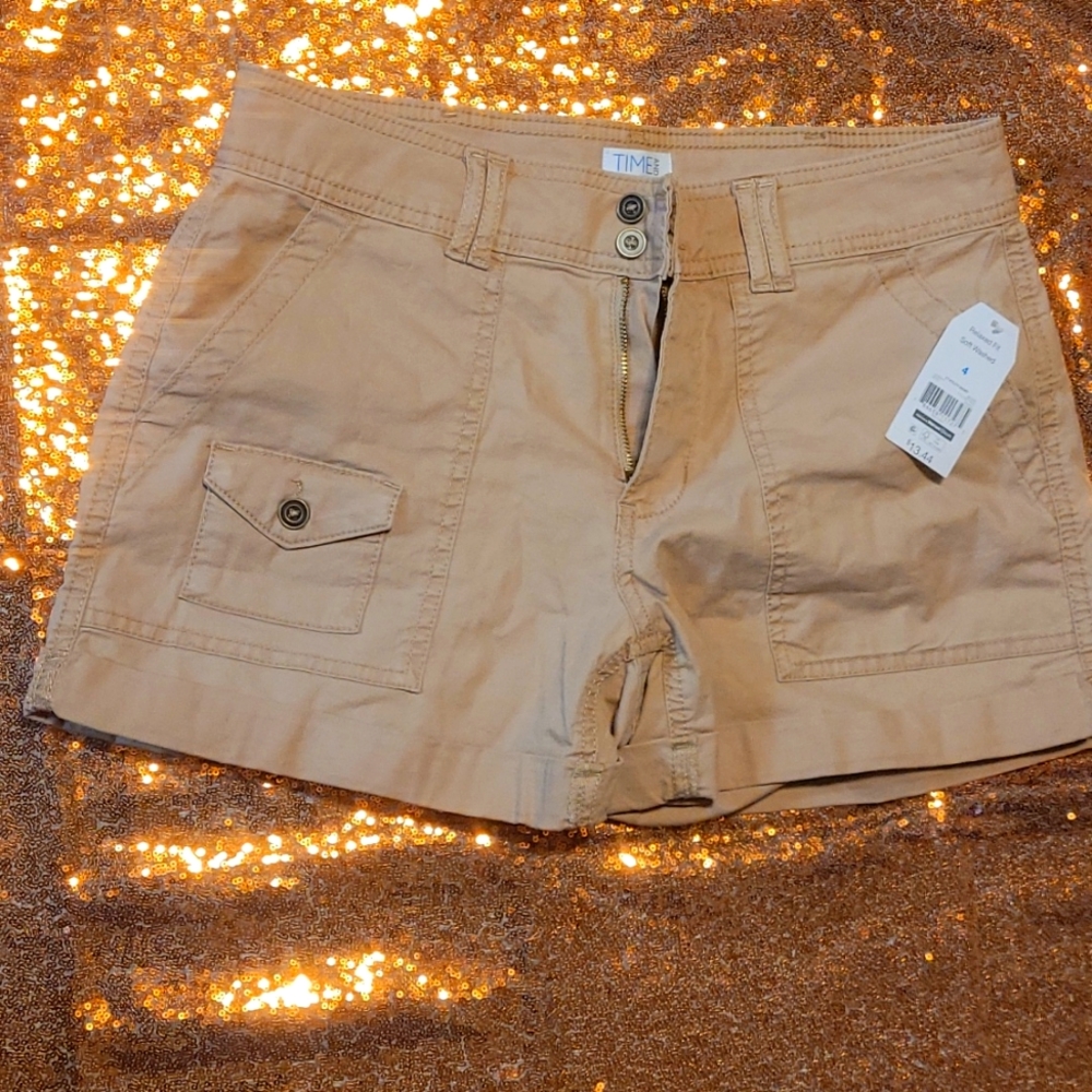 Khaki Cargo Shorts